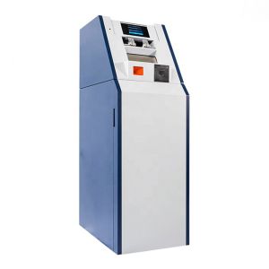 Automatic Dual CIS Atm Cash Deposit Machine LCD Touch Display