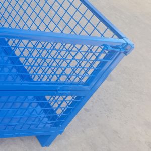 Customized Stackable Wire Container for Heavy Duty Storage and Transport