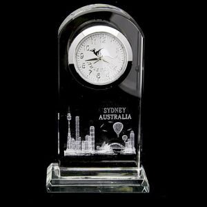 Fancy crystal watches desk watch size shape and logo are custiomized