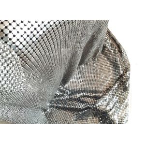 6mm Square Flake Decorative Aluminum Metallic Fabric Used Colored Drapery