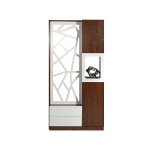 China Medium Density Fiberboard Hall Divider Cabinet , MDF Wooden Partition Cabinet on sale