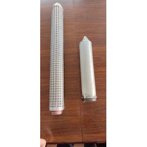 China Stainless Steel Titanium Rod Filter Cartridge 0.22 Micron Water Gas Filter Press Spares on sale