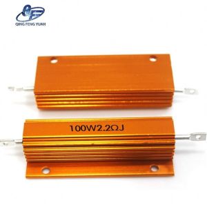100w 2.2r 6.8r 50r Gold Aluminum housed case Wirewound Resistor