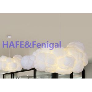 Romantic Chandelier LED Cloud Balloon Lighting Lamp Silk Cotton Floating 2000W