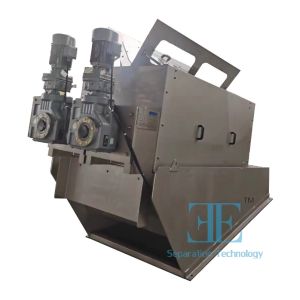 Less Than 80% Moisture Content Sludge Dewatering Machine with Performance and