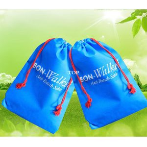 Personalized Advertising Drawstring Bag Colored Non Woven W25*H30 cm Size