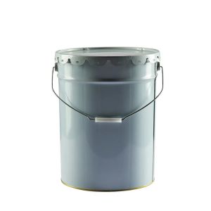 Heavy Duty Removable Lid Metal Paint Bucket With Lid For Packing Chemicals Paint