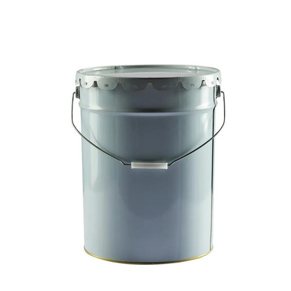 Quality Heavy Duty Removable Lid Metal Paint Bucket With Lid For Packing Chemicals Paint wholesale