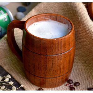 Wooden Beer Mug Barrel Shade Beer Mug