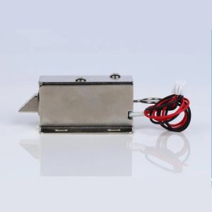 Cheap U1054-1b 12V 24V Normally Closed Pull Type Small Electric Electromagnetic Solenoid Lock with Override Function for sale