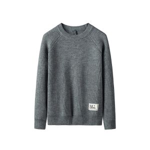 China Autumn Winter Round Neck Casual Men'S Sweater S-4XL 100% cotton material on sale