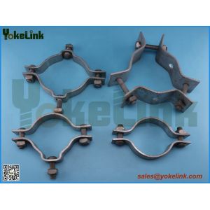 Adjustable round pole band