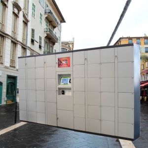 Electronic Storage Luggage Lockers , Airport Lockers PIN Code Barcode Access