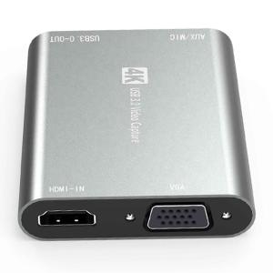 Cheap USB 3.0 HDMI Video Capture DVR Card Box With Mic VGA Loop Out For Computer Camera Xbox for sale