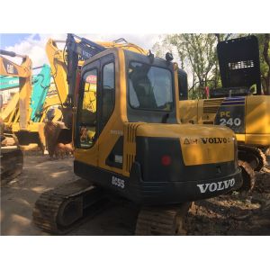China 5T weight Used Crawler Midi Excavator Volvo EC55 with Original Paint on sale