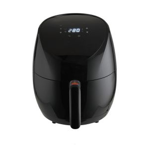 Black Oil Free Air Fryer , Auto 3.5 L Air Fryer With 0 To 60 Mins Timer