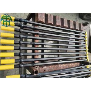 Hex 22x108mm Steel Integral Drill Rod with Chisel Head for Marble Quarry and