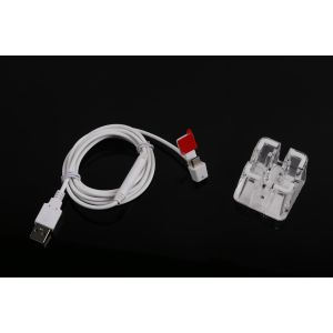 COMER anti-lost security lock alarm display mobile phone charger acrylic