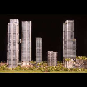 Foster + Partners, Gemdale 1/150 Xinsha Model Architectural Concept Model