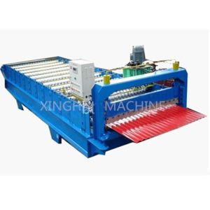 Buy cheap Colored Steel Roof Tile Roll Forming Machine , Cold Roll Forming Machines from wholesalers