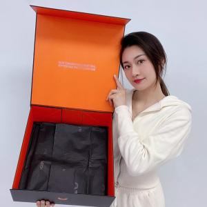China Personalised Paper Cloth Premium T Shirt Apparel Clothing Packaging Boxes With Magnetic Lid on sale