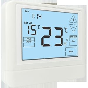 Temperature Control Function Heating Room Thermostat with Battery Power and Anti