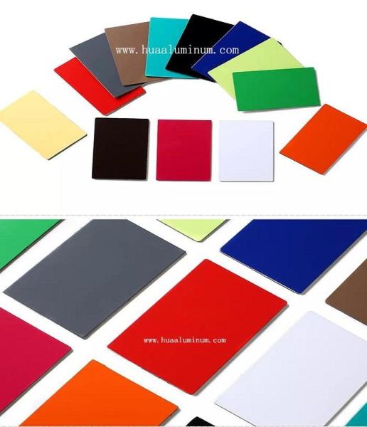 Quality Anti Static Polyester Aluminium Composite Panel 1220*2440mm Glossy ACP Sheets wholesale
