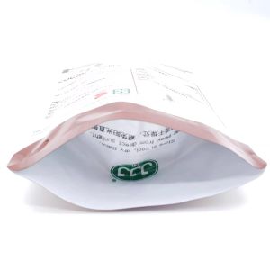 Custom Print Three Side Seal Bag Clear Window 1000g Stand Up Packaging Pouches