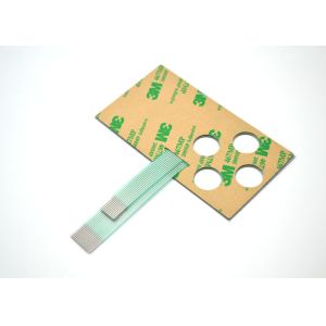 Flexible Multi Keys LED Membrane Switch With Glossy And Tactile Surface
