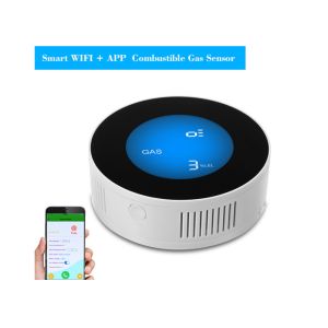 Cheap WiFi Multi Gas Detector LED Display Wireless Fire Alarm Networking APP Control for sale