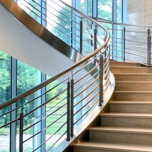 China Impact-Resistant Stainless Steel Handrails for Heavy-Duty Use on sale