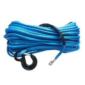 Electric Power Source Braided Cable Pulling Synthetic Winch Rope with OEM
