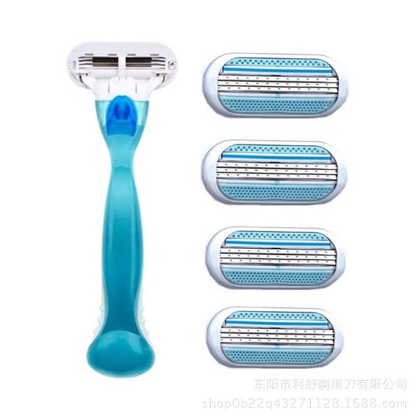 Replaceable blade refills Body Facial Razor Private Label Disposable Portable