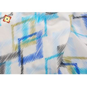 Polyester Geometric Printing Mattress Quilting Fabric 55gsm