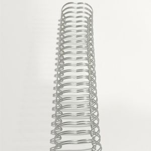 2:1 Silver Coating Double Wire Binding Coil O 23 Loops For Daily Workbook