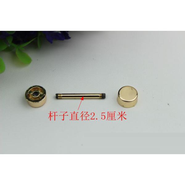 DIY bag accessories all kinds of size gunmetal color metal light gold dumbbell barbell rivet stud for bags