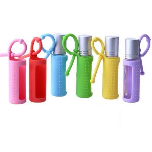 China Silicone Protective Carrying Holder Case For 10ml Roller Bottles on sale