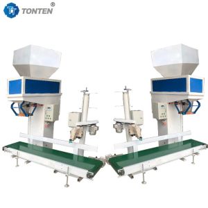 Plastic Pellet Sealing Weighing Filling Packing Machine 25kg 50kg