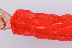 S&J Polyethylene Ldpe disposable wholesale plastic arm sleeve cover blue PE