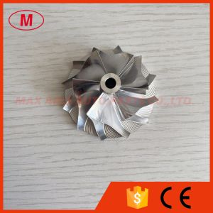 Cheap RHF4H 37.50/52.51mm 6+6 blades VA80 Turbocharger milling/aluminum/billet compressor wheel for VM/Chrysler for sale