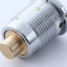 Mechanical Security Remote Parking Lock Solid Cylinder Core For Wheel Tyre Clamp