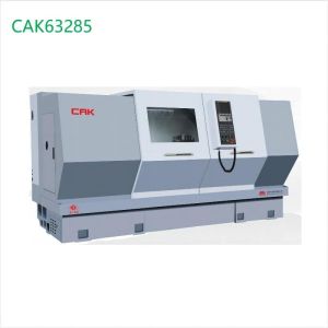 Cheap SMTCL CNC Lathe CAK63285 Flat bed CNC Lathe Machine 4 stations turret with Servo Motor for sale