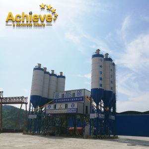 PLC Control Dry Concrete Mixing Plant 120 CBM Per Hour MAO2000