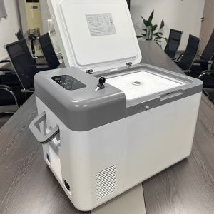 Upright 25l Capacity He Refrigerant Portable Freezer for Hospital Vaccine