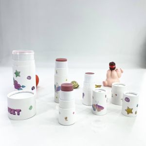 Rotary deodorizing sticks with printed designs - eco-friendly cylindrical