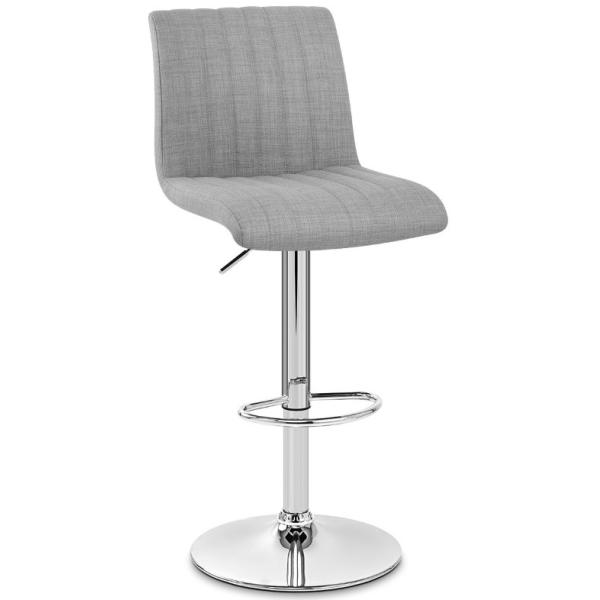 Adjustable Gas Lift Frame Fabric Bar Stool