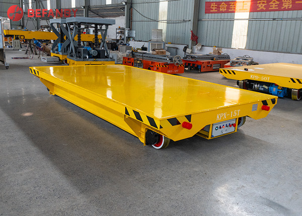 20T Steel Pipe Battery Transfer Cart Lifting With Rail Wheel
