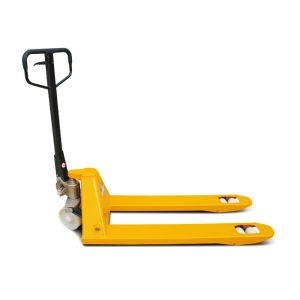 China Strength Alloy Steel Hand Pallet Truck Hydraulic Type For Warehouse Use on sale