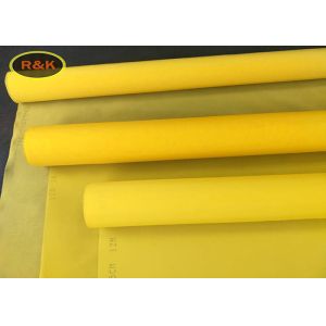 70T 80T 90T 200 Screen Printing Mesh Roll , Polyester Mesh Screen Acid