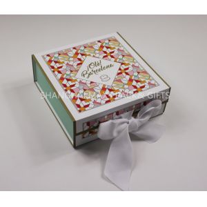 Custom Printed Chipboard Craft Boxes With Logo Cosmetic Collapsible Hot Stamped